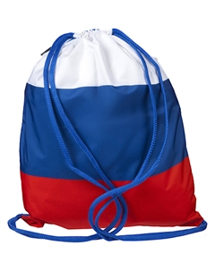 Мешок для сменной обуви Класс (№1 School) Триколор 360x470 мм синий с 1 отделением Комус