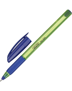 Ручка шариковая неавтоматическая Trio Grip синяя (толщина линии 0.35 мм) Attache