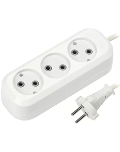 Удлинитель SBE-10-3-15-N 3 гнезда 15 метров 10А/2,2кВт без заземления ПВС 2х1,0 (1/12) Smartbuy