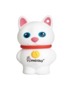 Накопитель USB 2.0 32GB SB32GBCatW Wild series Котёнок белый Smartbuy