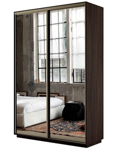 Шкаф-купе Экспресс Дуо140 с зеркалом Венге Bravo