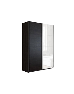 Шкаф-купе Прайм 2-х дверный (ЛДСП, Стекло) Венге 1400 Bravo