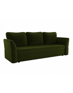 Диван прямой Гесен Микровельвет Зеленый Bravo