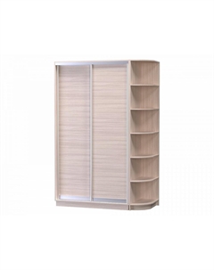 Шкаф-купе D2-04 Ясень шимо светлый высота 2400 мм Bravo