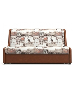 Прямой диван Турин Лакаванна Люкс 2002/Amsterdam Sepia Bravo