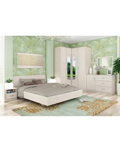 Спальня Лозанна-3 Дуб белый Bravo