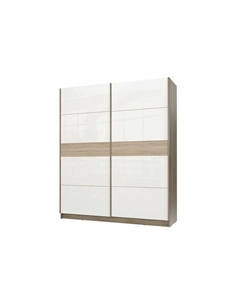 Шкаф-купе Марвин-3 2032 Белый глянец/Дуб сонома глянец Bravo