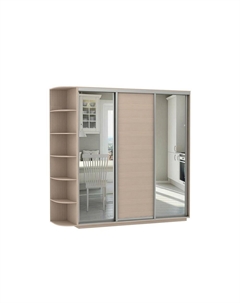 Шкаф-купе D3-07 Дуб молочный высотой 2400 мм Bravo