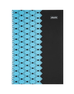 Тетрадь общая Персия А4 60 листов в клетку на спирали (обложка разноцветная, ВД-лак) Attache