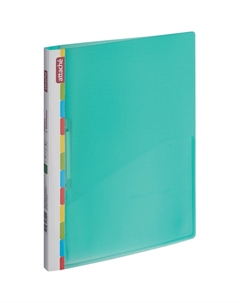 Папка с зажимом Diagonal А4 0.6 мм зеленая (до 150 листов) Attache