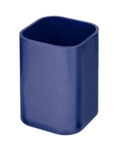 Подставка-стакан для канцелярских принадлежностей синяя 10x7x7 см Attache