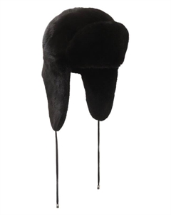 Меховая шапка-ушанка из норки Victoria kusenkova