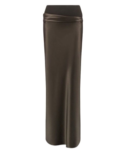 Атласная юбка Nanushka