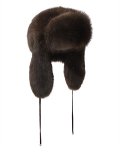 Меховая шапка-ушанка из соболя Victoria kusenkova