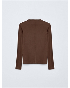 Лонгслив из тенсела с добавлением шерсти Sela