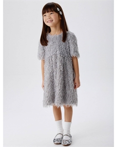 Нарядное пышное платье с эффектом перьев для девочек Sela