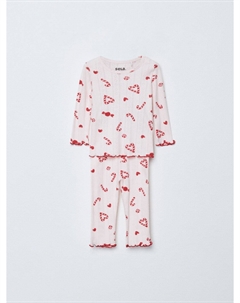 Новогодняя пижама с принтом для малышей Sela