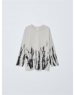 Лонгслив оверсайз с принтом детский Sela