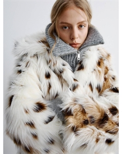 Шуба из искусственного меха Sela