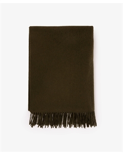 Шарф-палантин из шерсти мериноса оливковый Glvr