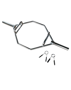 Гриф для мертвой тяги с замками HEXOB2 Smith fitness