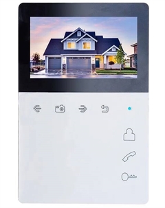 Видеодомофон Elly-S TFT LCD 4,3" 480x272, PAL/NTSC, Hands-Free, 2 панели, 2 камеры, до 4-х шт. в параллель Tantos