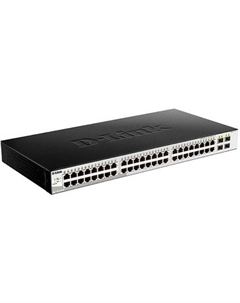 Коммутатор управляемый DGS-1210-52/ME/B2A 48x10/100/1000Base-T, 4x1000Base-X SFP, L2 D-link
