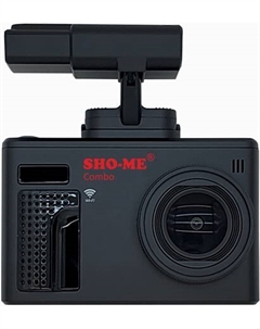 Видеорегистратор Sho-me COMBO NOTE WIFI DUO с радар-детектором, 1920*1080, IPS 2.4", 135 °, microSD, черный