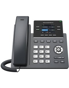 Телефон VoiceIP Grandstream GRP-2612G 2 SIP аккаунта, 2хEthernet,10/100/1000,дисплей 2,4" цветной, книга на 2000 контактов,POE