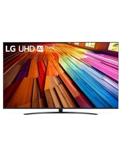 Телевизор LG 86UT81006LA.ARUG 86" черный 4K Ultra HD 60Hz DVB-T DVB-T2 DVB-C DVB-S2 USB WiFi Smart TV Lg