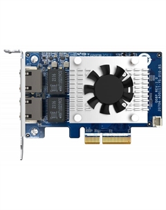 Сетевая карта QXG-10G2TB двухпортовая 10GbE RJ-45, PCIe Gen3 Qnap