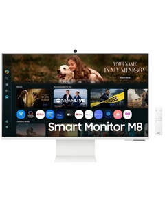 Монитор 32" S32FM803UIXCI 3840x2160, LED, 16:9, VA, 400cd, 3000:1, 4ms, 178гр/178гр, HDMI, USB, 60Hz, HAS, Piv, white Samsung