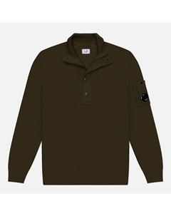 Мужской свитер Merino Wool Felted Half Button Knit C.p. company