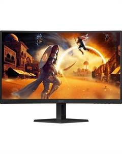 27" Монитор AOC Gaming C27G4ZE, 1920x1080, VA, 280Гц, 1хHDMI, 1хDP, изогнутый, черный/красный и черный Aoc
