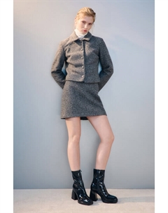 Ботильоны лаковые на массивном каблуке Befree