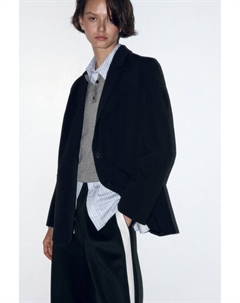 Пиджак прямой однобортный из костюмной ткани Befree