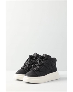 Стеганые ботинки на шнуровке Ash