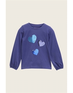 Лонгслив хлопковый с принтом Tom tailor