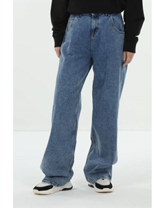 Джинсы с эффектом потертости свободного кроя Tommy jeans