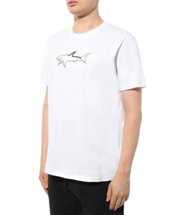 Футболка хлопковая с принтом Paul & shark