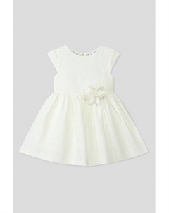 Платье с кружевом и декоративным цветком Mayoral