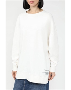 Свитшот хлопковый удлиненный с разрезами Marc o'polo