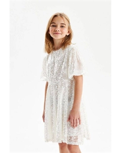 Нарядное платье с пайетками Silver spoon ceremony