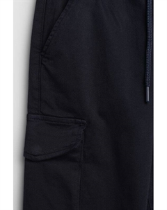 Брюки хлопковые на кулиске с карманами Ido