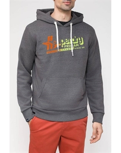 Однотонное худи с принтом Superdry