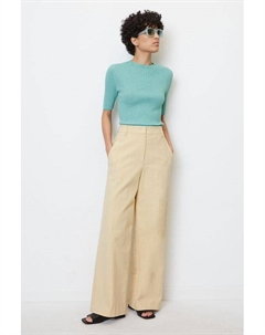 Джемпер с коротким рукавом в рубчик Marc o'polo