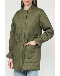 Парка стеганая с поясом на кулиске Geox