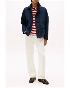 Куртка хлопковая прямого кроя Tommy hilfiger