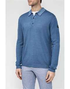 Шерстяное поло с длинным рукавом Paul & shark
