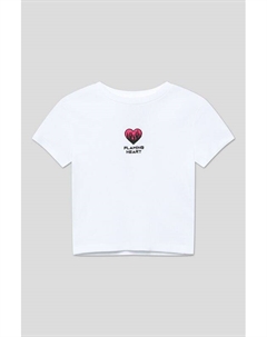 Футболка хлопковая с принтом Ovs